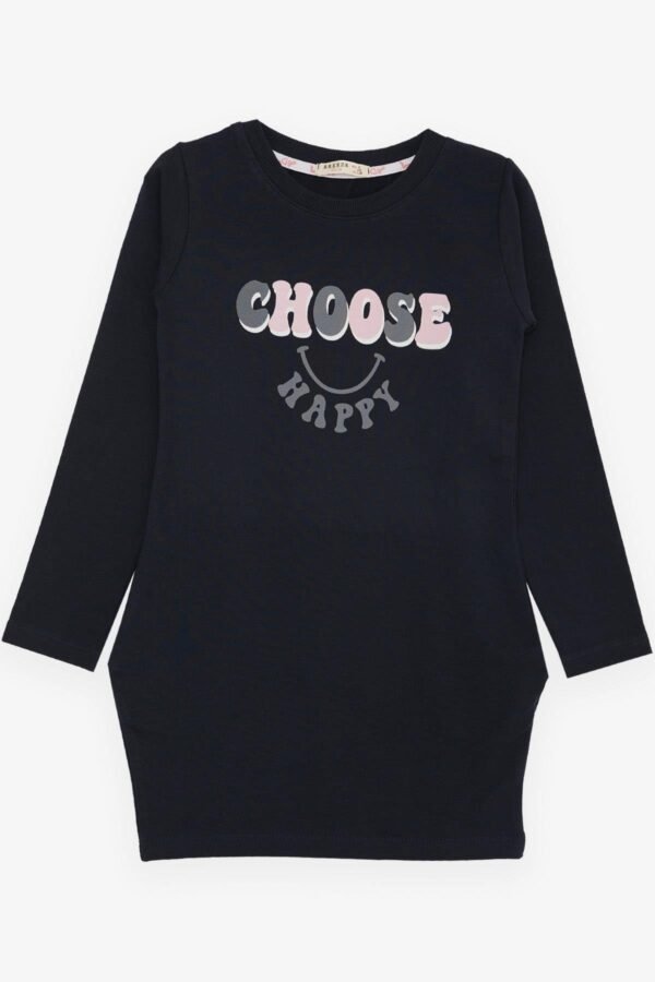 Μακρυμάνικο μπλουζοφόρεμα CHOOSE HAPPY (8-12 ετών) 19504-16
