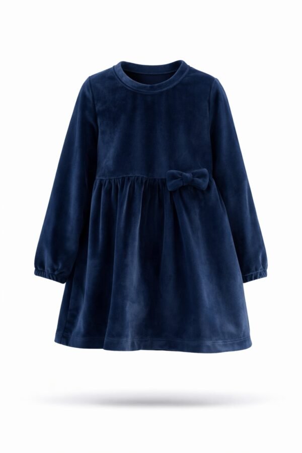 Φόρεμα βελουτέ "blue diamond"