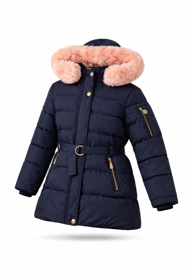 Μπουφαν με ρόζ γούνα (0043)