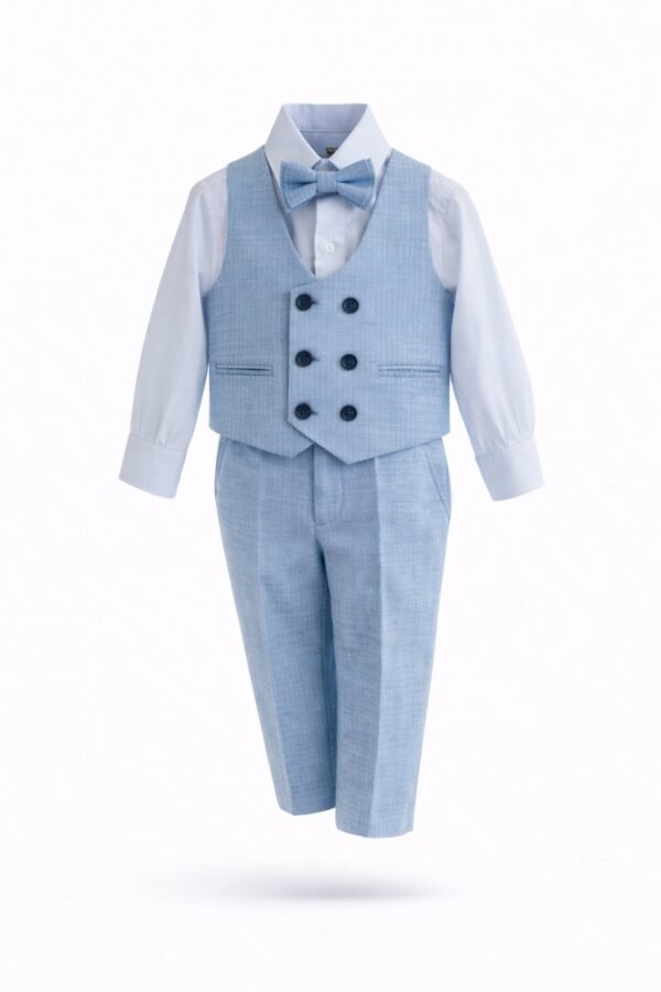 Κοστούμι μπλέ με ρίγες (2-5 ετών)