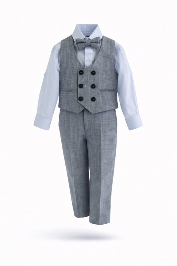 Κοστούμι γκρί με ρίγες (2-5ετών)