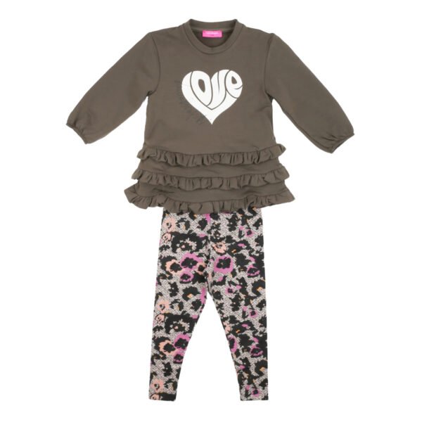 Σέτ φόρμας λαδί (4-6ετών)