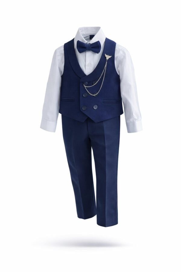 Κοστούμι μπλέ σταυροκούμπι (2-5ετών)